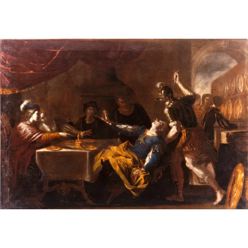 The Banquet of Absalom, attributed to Niccolò De Simone.