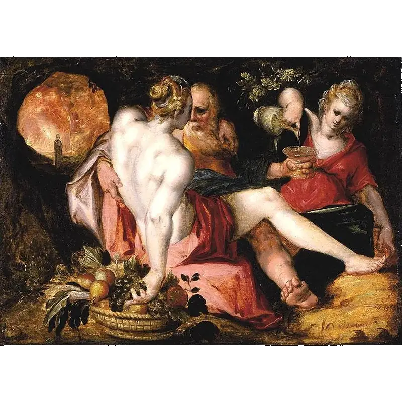 Jan Harmenz. Muller: Lot und seine Töchter, 1600