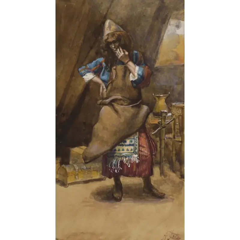 The Goldsmith, gouache on board, c. 1896-1902, by James Tissot (The Jewish Museum, NY)