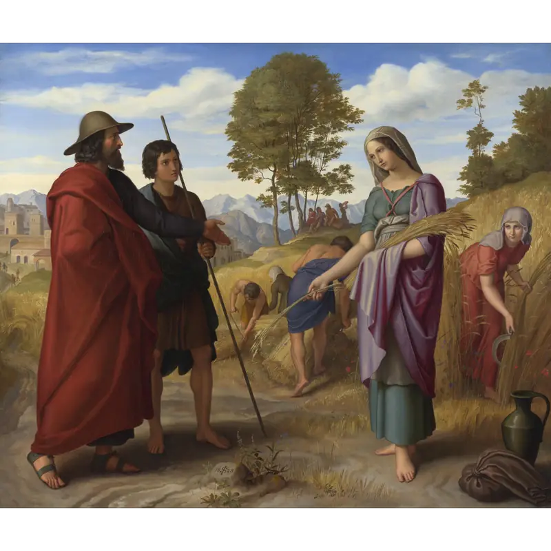 Ruth in Boaz's Field by Julius Schnorr von Carolsfeld, 1828