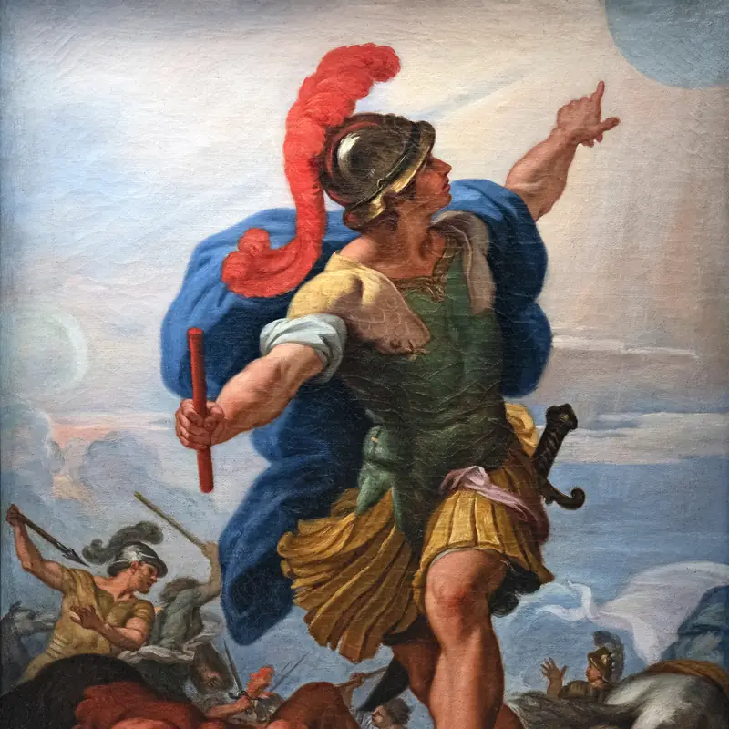 Joshua Stops the Rotation of the Sun (Carlo Maratta, a 1700, Fondation Bemberg)