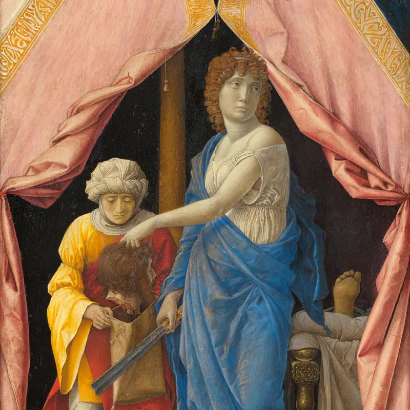 Judith with the Head of Holofernes (Andrea Mantegna, Giulio Campagnola, c. 1495/1500, National Gallery of Art, Washington, D.C.)