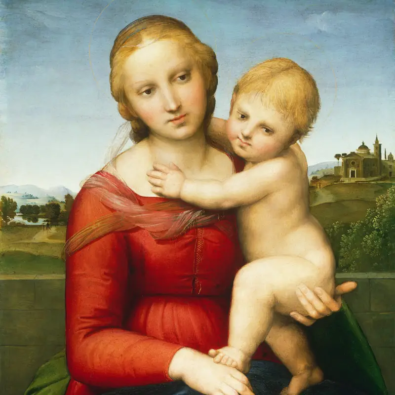 The Small Cowper Madonna (Raphael, c. 1505, National Gallery of Art, Washington, D.C.)