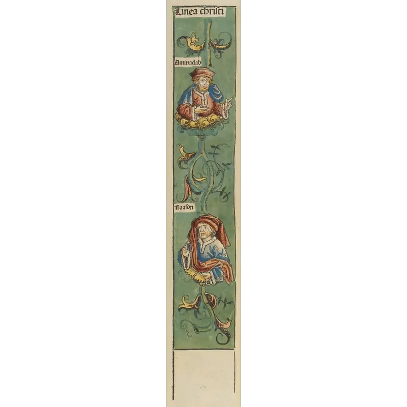 Nahshon and his father from the 1493 Nuremberg Chronicle.
