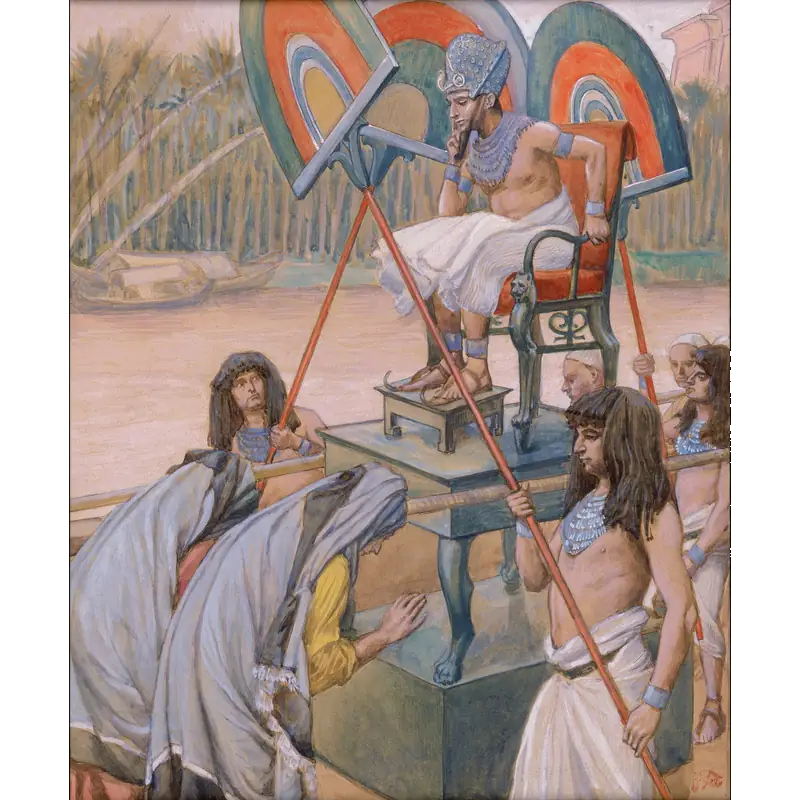 Pharaoh and the Midwives, James Tissot c. 1900